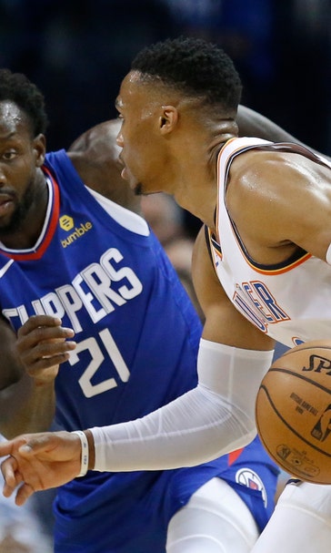 Westbrook scores 32, tussles with Beverley as Thunder roll